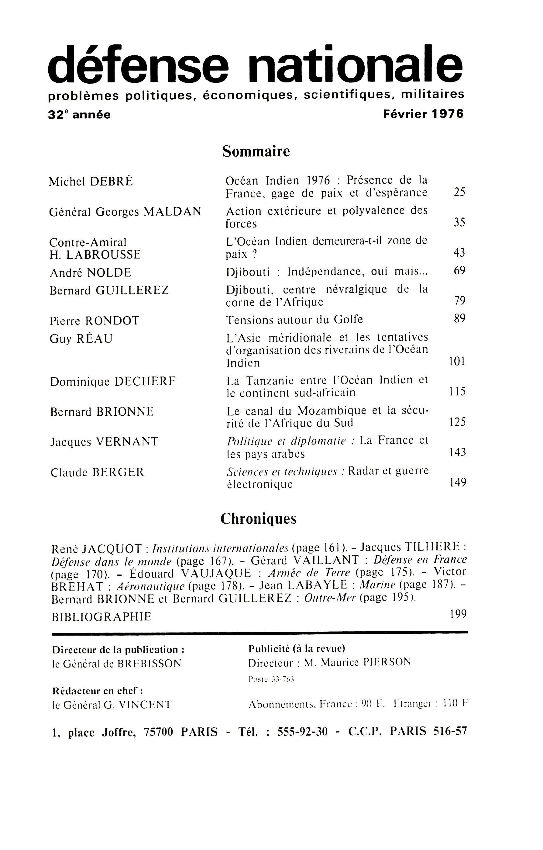 Sommaire fev 1976