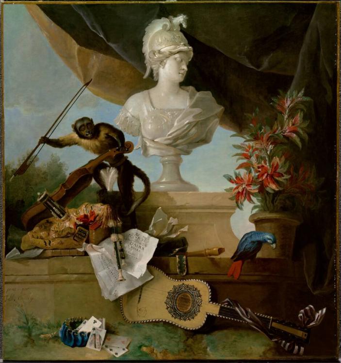 Jean-Baptiste Oudry, All&eacute;gorie de l'Europe, huile sur toile, 1722, Museum of Fine Arts, Houston