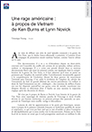 Une rage américaine : à propos de Vietnam de Ken Burns et Lynn Novick (T 933)
