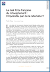 La task force française du renseignement : l’impossible pari de la rationalité ? (T 943)
